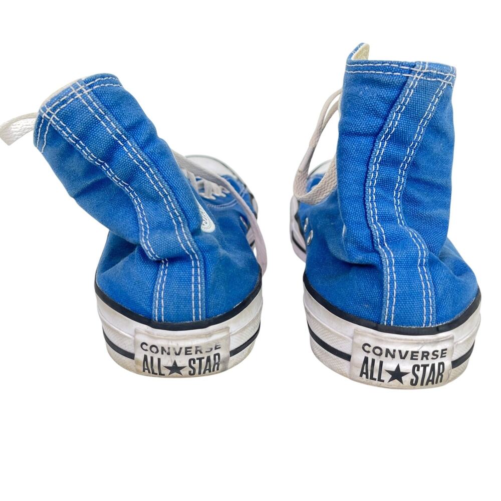 Converse Women's Sz 9 / Mens Sz 7 Blue Chuck Taylor All Star High Top Sneakers - Picture 15 of 16